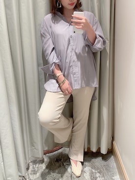 アコ@骨格ストレートさん（レディース・164cm）の春コーディネート