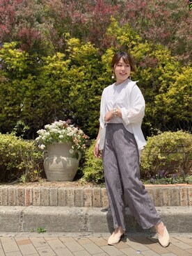 アコ@骨格ストレートさん（レディース・164cm）の春コーディネート