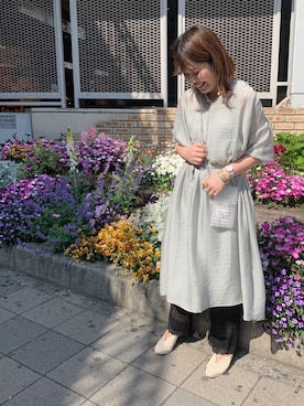 アコ@骨格ストレートさん（レディース・164cm）の春コーディネート