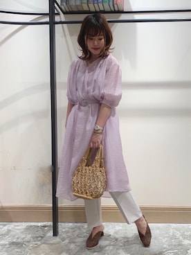 アコ@骨格ストレートさん（レディース・164cm）の春コーディネート