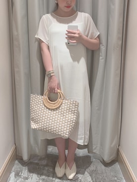 アコ@骨格ストレートさん（レディース・164cm）の夏コーディネート