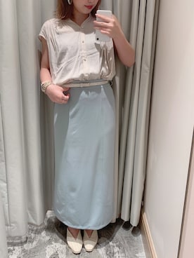 アコ@骨格ストレートさん（レディース・164cm）の夏コーディネート