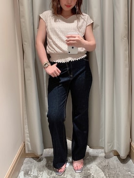 アコ@骨格ストレートさん（レディース・164cm）の夏コーディネート