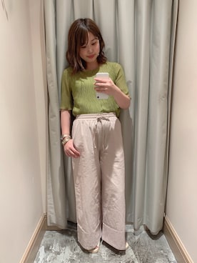 アコ@骨格ストレートさん（レディース・164cm）の夏コーディネート