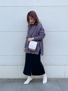アコ@骨格ストレートさん（レディース・164cm）の秋コーディネート