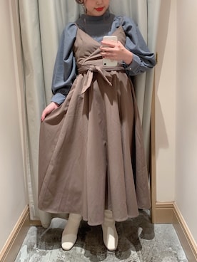 アコ@骨格ストレートさん（レディース・164cm）の秋コーディネート