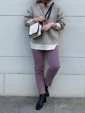 アコ@骨格ストレートさん(レディース・164cm)の秋コーディネート