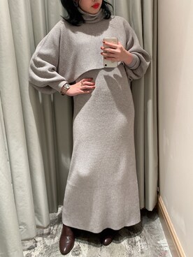 アコ@骨格ストレートさん(レディース・164cm)の冬コーディネート