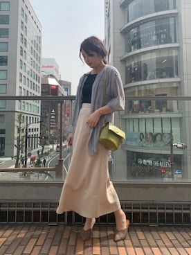 アコ@骨格ストレートさん（レディース・164cm）の春コーディネート