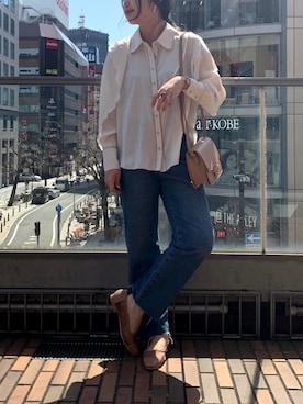 アコ@骨格ストレートさん(レディース・164cm)の春コーディネート