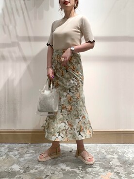 アコ@骨格ストレートさん(レディース・164cm)の春コーディネート
