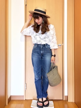 chimochiiさん（レディース・152cm）の春コーディネート