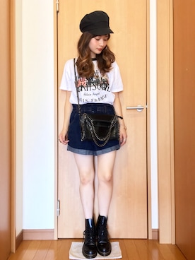 chimochiiさん（レディース・152cm）の夏コーディネート