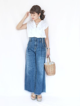 chimochiiさん（レディース・152cm）の夏コーディネート