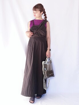 「A.P.C.（アーペーセー）のアイテム（財布/小物）」を使った、chimochiiさん（レディース・152cm）の夏コーディネート