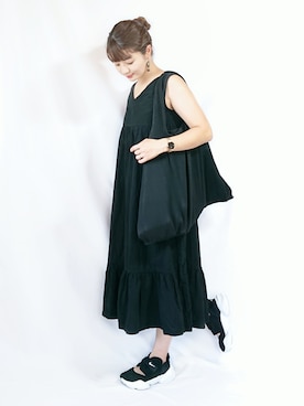 「3rd Spring select（サードスプリングセレクト）のアイテム（ワンピース/ドレス）」を使った、chimochiiさん（レディース・152cm）の夏コーディネート