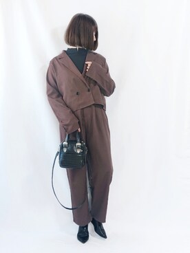 chimochiiさん（レディース・152cm）の冬コーディネート