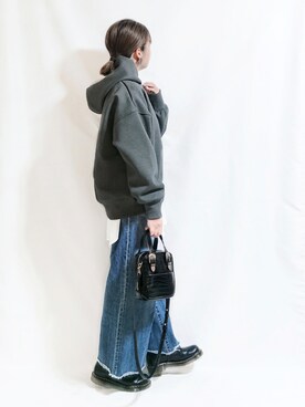 「Ciena」｜「アイテム（ブーツ）」を使った、chimochiiさん（レディース・152cm）の冬コーディネート