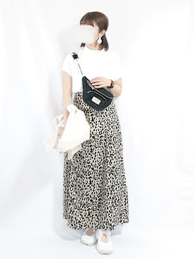 「Ciena」｜「アイテム（ノーカラージャケット）」を使った、chimochiiさん（レディース・152cm）の春コーディネート
