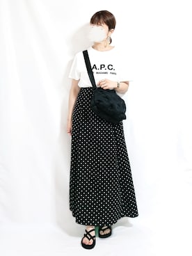 「Ein（アイン）のアイテム」を使った、chimochiiさん（レディース・152cm）の春コーディネート