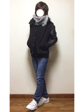 あしゅんさん(メンズ・172cm)の冬コーディネート
