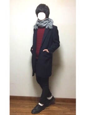 あしゅんさん(メンズ・172cm)の冬コーディネート