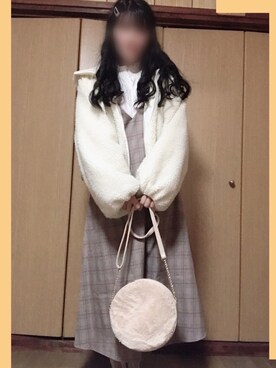 「アプレジュール」｜「アイテム（ブルゾン）」を使った、美緒@さん（レディース・158cm）の秋コーディネート