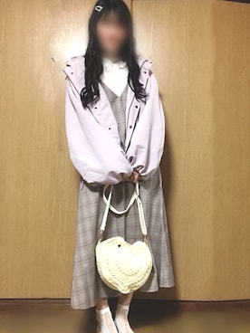 「apres jour（アプレジュール）のアイテム（マウンテンパーカー）」を使った、美緒@さん（レディース・158cm）の春コーディネート