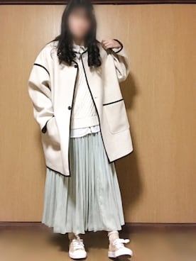 「tiptop」｜美緒@さん（レディース・158cm）の冬コーディネート