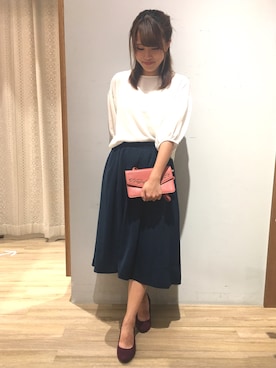 「上品コーデ」｜kana❤︎❤︎❤︎さん（レディース・155cm）の夏コーディネート