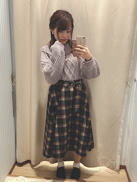 kana❤︎❤︎❤︎さん（レディース・156cm）の冬コーディネート