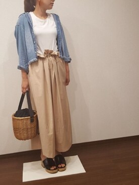 「Luz Llena (philter)（ラズレナ　フィルター）のアイテム」を使った、midoさん（レディース・164cm）の夏コーディネート