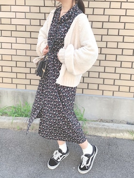 「179/WG（イチナナキュウダブルジー）のアイテム（ワンピース/ドレス）」を使った、pyon＊さん（レディース・153cm）の春コーディネート
