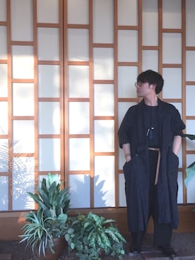 「SASQUATCHfabrix.（サスクワァッチファブリックス）のアイテム」を使った、ゆるまきとかげさん（メンズ・166cm）の春コーディネート