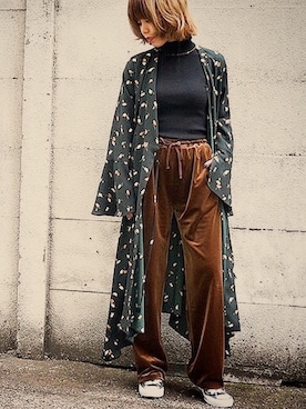 NINE    STAFFさん（レディース・155cm）の冬コーディネート