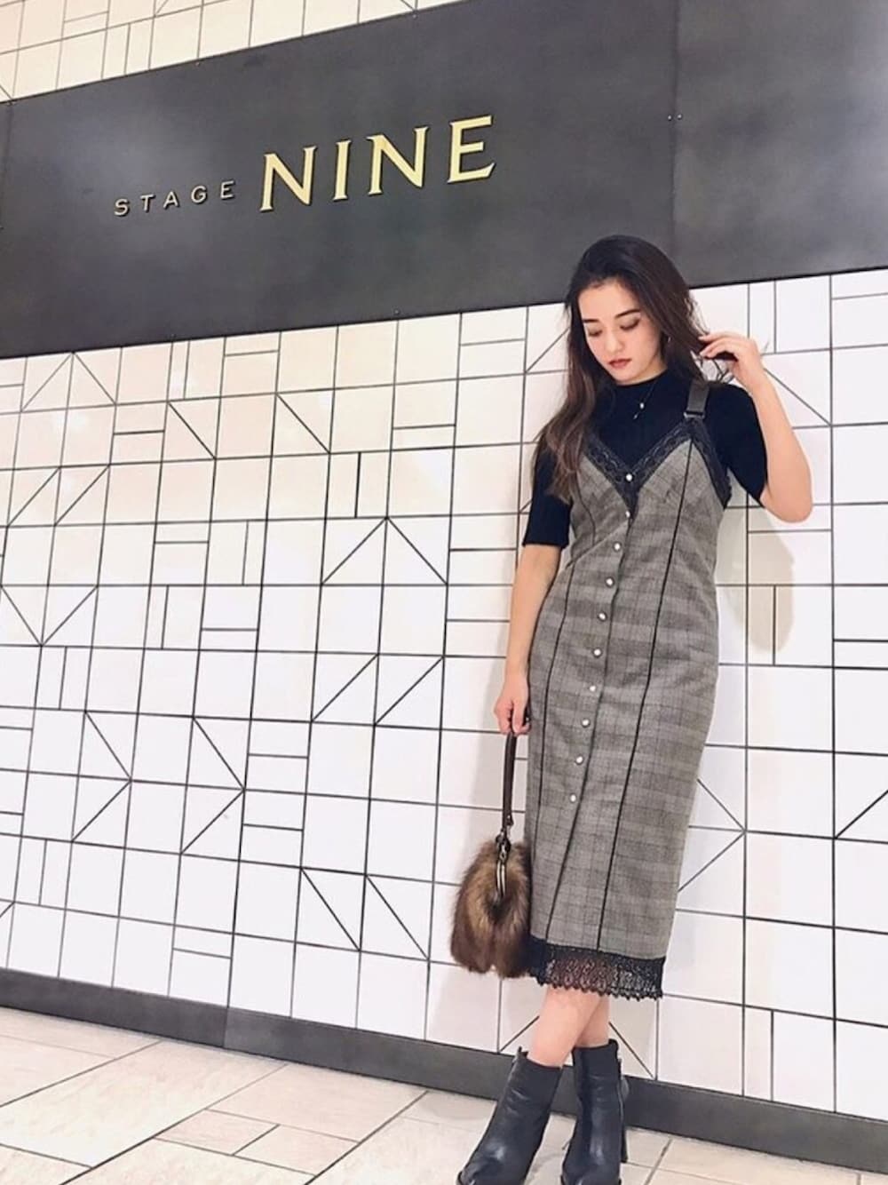 NINE STAFF(NINEプレス)｜NINEのワンピースを使ったコーディネート - WEAR