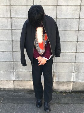 「URBAN RESEARCH Sonny Label（アーバンリサーチサニーレーベル）のアイテム（ブルゾン）」を使った、natsuki（夏輝）さん（メンズ・167cm）の冬コーディネート