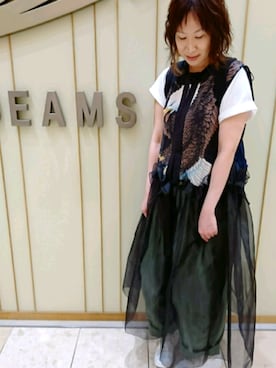 「yuumiARIA（ユウミアリア）のアイテム」を使った、🌺はまゆう。さん（レディース・160cm）の夏コーディネート