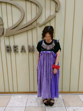 「yuumiARIA（ユウミアリア）のアイテム」を使った、🌺はまゆう。さん（レディース・160cm）の秋コーディネート