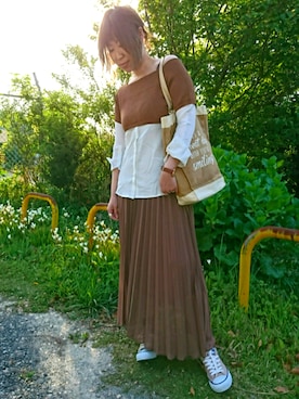 🌺はまゆう。さん（レディース・160cm）の夏コーディネート