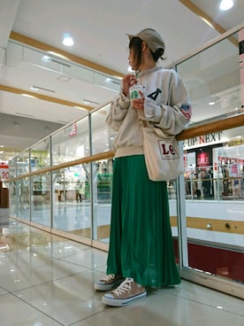 「USA」｜「アイテム（アクセサリー）」を使った、🌺はまゆう。さん（レディース・160cm）の夏コーディネート
