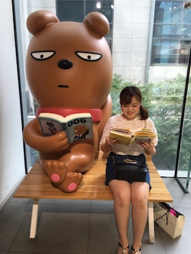「韓国旅行」｜「アイテム（バッグ）」を使った、あーちゃんさん（レディース・150cm）の夏コーディネート