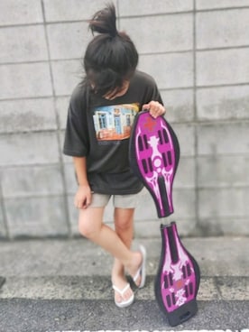 「ビーチサンダル」｜こよいのコーディネートさん（キッズ・128cm・10代）の夏コーディネート