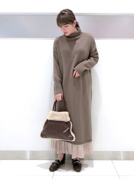 hikariさん（レディース・163cm）の冬コーディネート