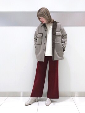 hikariさん（レディース・163cm）の冬コーディネート