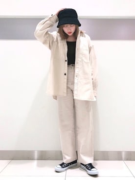 「SENSE OF PLACE by URBAN RESEARCH（センスオブプレイスバイアーバンリサーチ）のアイテム（スリッポン）」を使った、hikariさん（レディース・163cm）の冬コーディネート