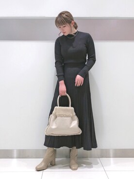 hikariさん（レディース・163cm）の冬コーディネート