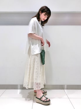 「シルケット」｜hikariさん（レディース・163cm）の春コーディネート