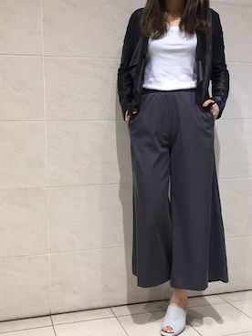 「B2nd」｜「アイテム（ジャケット/アウター）」を使った、Ito Tomomiさん（レディース・160cm）の春コーディネート