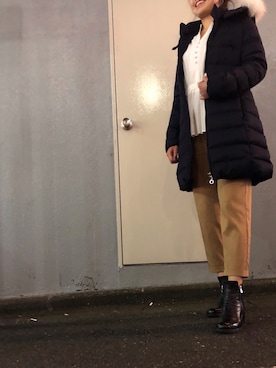 「TATRAS」｜「アイテム（ブーツ）」を使った、Ito Tomomiさん（レディース・160cm）の秋コーディネート